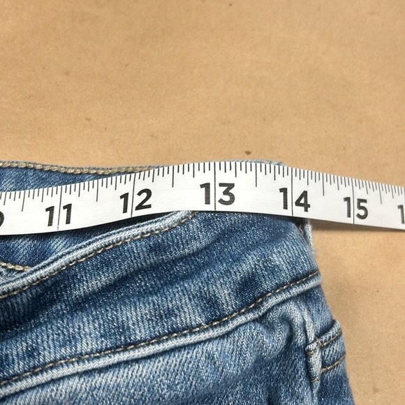 JustBlack Medium Blue Rough Hem Boot Cut Jean Sz 29 - Picture 3 of 14